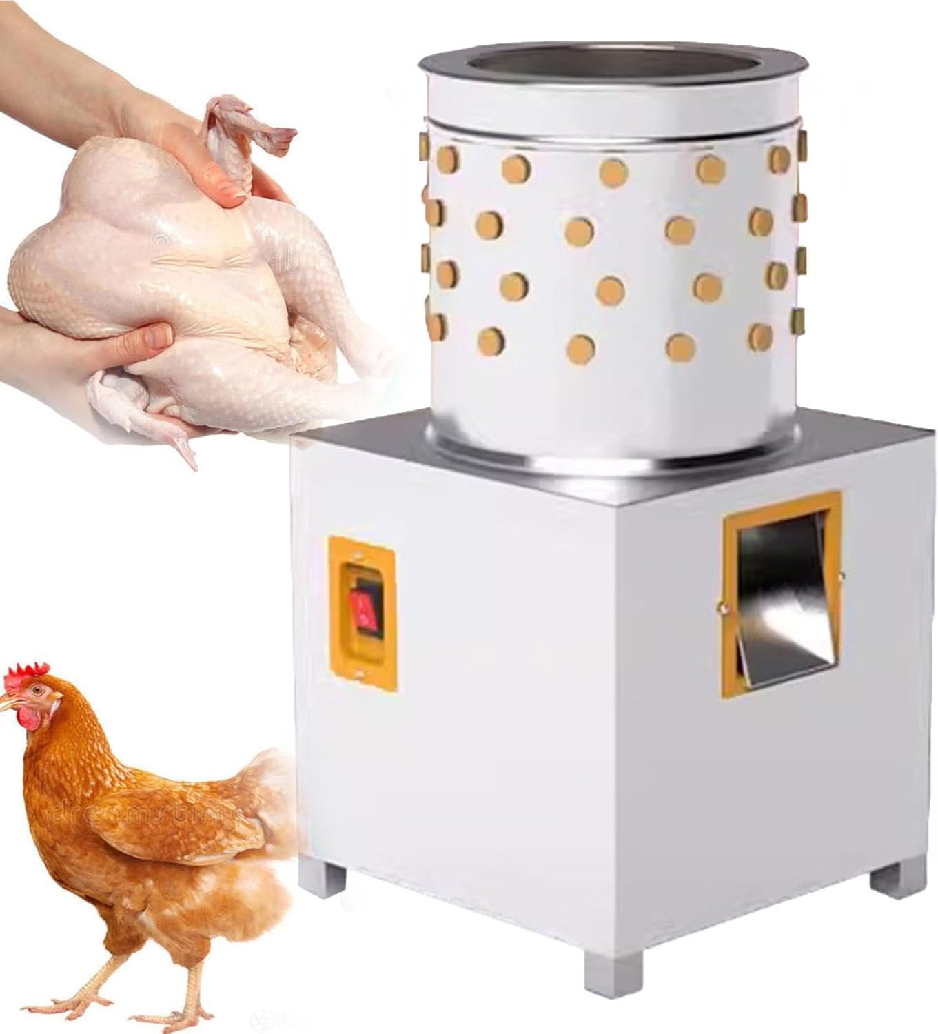 De-feathering Chicken Machine